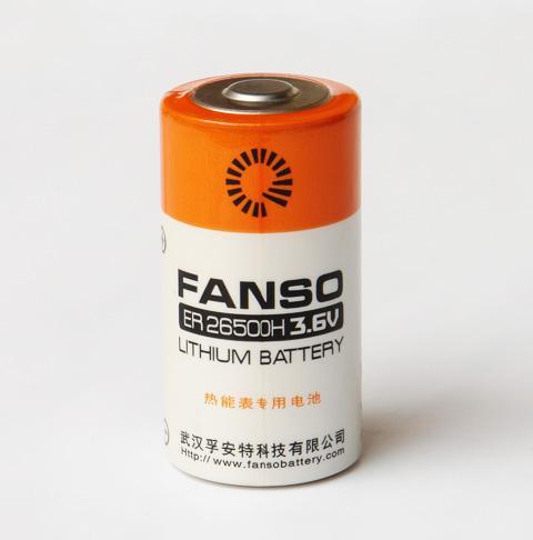 FANSO孚安特ER26500H热能表流量计专用3.6v一次锂电池