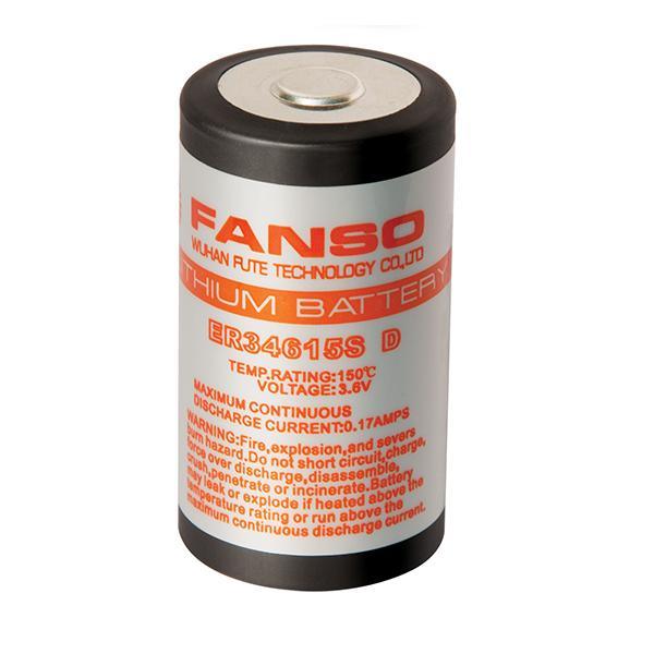 FANSO孚安特ER34615S耐高温150℃石油堪探钻井用3.6v高温锂电池